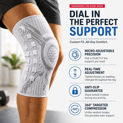 KINFORTA Pro SmartDial™ Adjustable Knee Support