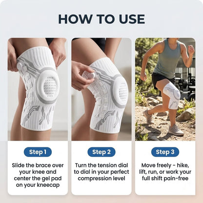 KINFORTA Pro SmartDial™ Adjustable Knee Support
